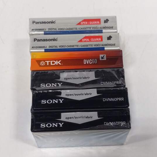 Sony & Panasonic Blank DVC Tapes Assorted 6pc Lot image number 4