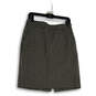 Womens White Black Plaid Slash Pocket Straight & Pencil Skirt Size 2 P image number 1