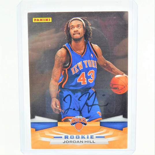 2009-10 Jordan Hill Panini Rookie Autograph New York Knicks image number 1
