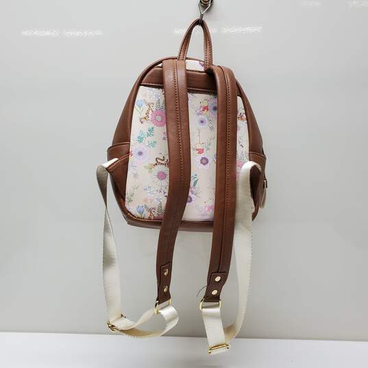 Loungefly Disney Winnie the Pooh Floral Allover Print Mini Backpack image number 3