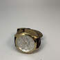 Designer Fossil Gold-Tone Stainless Steel Round Dial Analog Wristwatch image number 2