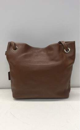 Dooney & Bourke Brown Leather Hobo Shoulder Tote Bag