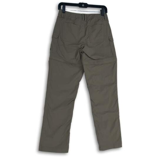 The North Face Womens Taupe Khaki Straight Leg Hiking Ankle Pants Size 0 image number 2