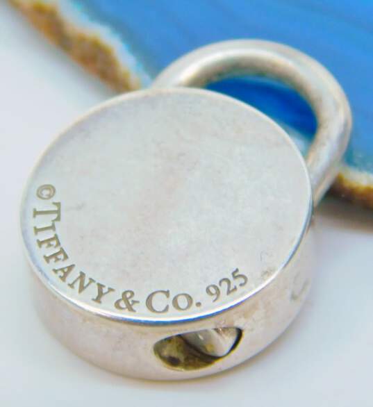 Tiffany & Co. 1837 Padlock Pendant Necklace Sterling Silver