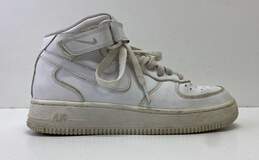 Nike Air Force 1 Mid (GS) White Sneaker Casual Shoes Women's Size 6.5