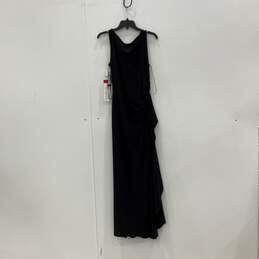 NWT Nine West Womens Black Sleeveless Scoop Neck Pullover Maxi Dress Size 10 alternative image