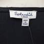 Splendid Short Sleeve Black Satin Jumpsuit LG NWT image number 6