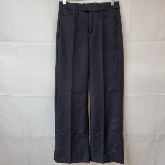 Banana Republic Wide Leg Black Dress Pants Women's Petite 2 image number 1