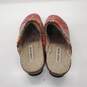 Josef Seibel Women's Red Leather Clogs Size 41 image number 3