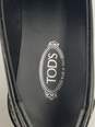 Authentic Tod's Black Platform Penny Loafers W 5.5 image number 8
