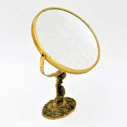 Vintage Gold Ornate Vanity Tabletop Mirror