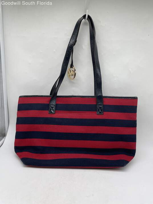 Michael Kors Womens Red Blue Handbag image number 2