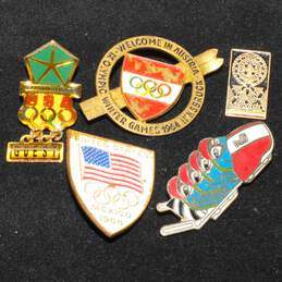 Set of 11 Vintage Olympic Games Pins alternative image