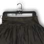 NWT J. McLaughlin Womens A-Line Skirt Theda Midi Elastic Waist Gold Black Size M image number 4