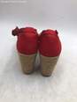 Tory Burch Red And Beige Womens Shoes Size 6 image number 5