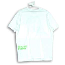 Psycho Bunny Mens White T-shirt With Logo Size 6 alternative image