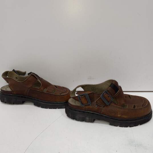 Buy the Dr. Martens Men's Brown Chunky Sandals Size 10 | GoodwillFinds