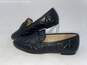 Coach Womens Black Leather Round Toe Slip-On Flat Loafer Shoes Size 7 image number 1