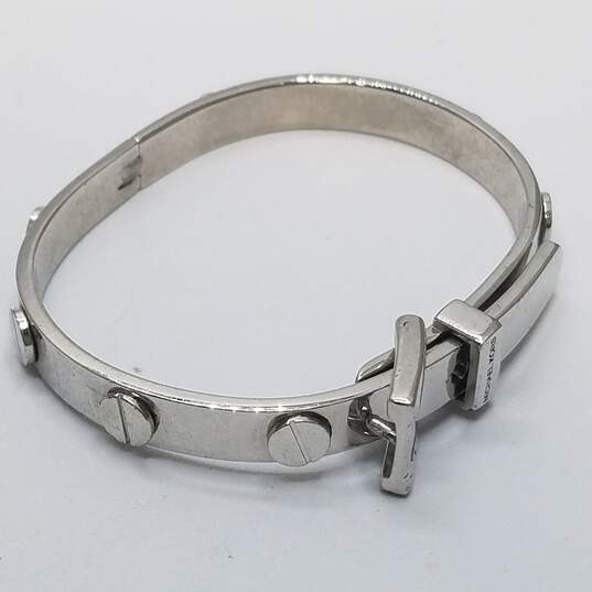 Michael Kors Unique Belt buckle Stainless Steel Hinge Bangle image number 3