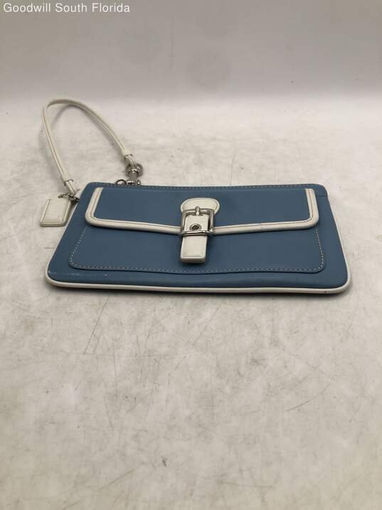 Coach Womens Blue Wallet image number 4
