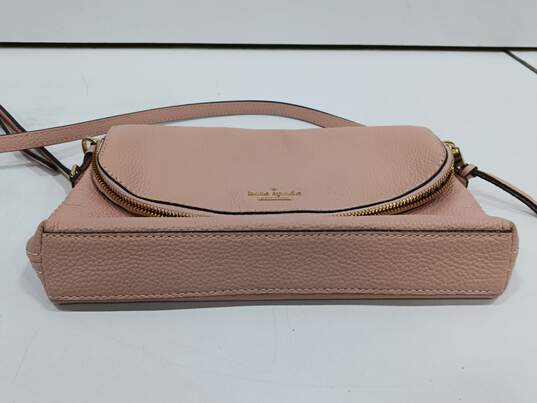 Kate Spade Pink Leather Crossbody Purse image number 4