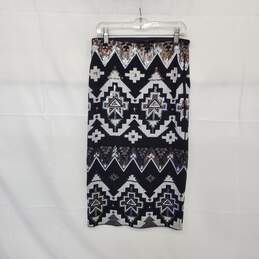 Express Black Sequin Embellished Pencil Skirt WM Size XS