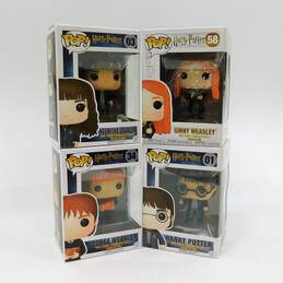 Funko Pop! Harry Potter Lot of 4 Harry, Hermione, Ron & Ginny