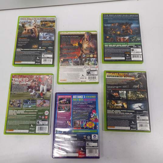 Buy the Lot of 6 Xbox 360 Games