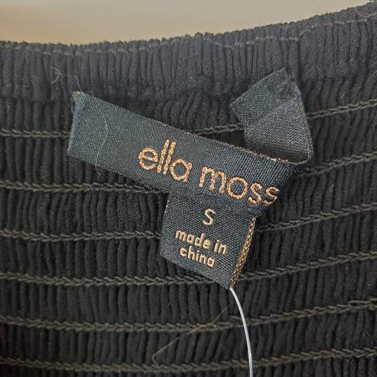 Ella Moss Women Black Blouse Sz S NWT image number 2