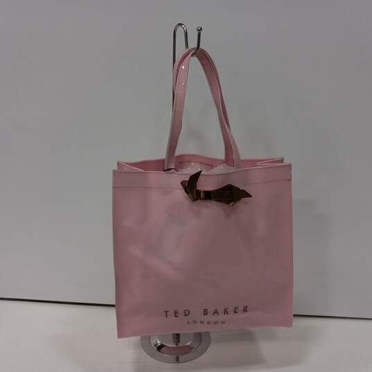 Ted Baker London Women's Baby Pink Plain bow Icon Tote Bag with Tag image number 2