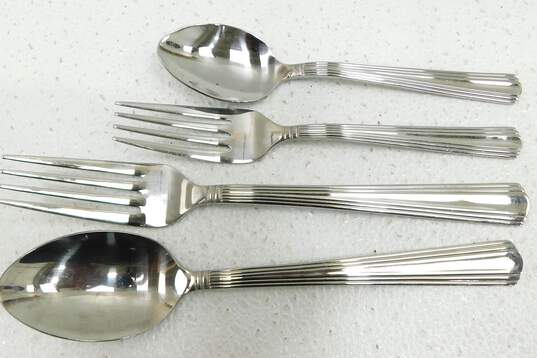 Martha Stewart MSE Stainless 8/10 Flatware Set Metropolis 42 Pieces image number 3