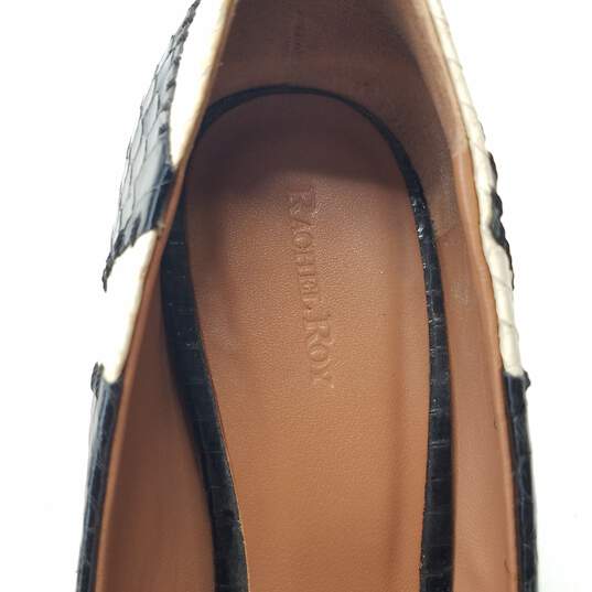 Rachel Roy Snakeskin Embossed Leather Multi Pump Heels Shoes Size 7.5 B image number 4