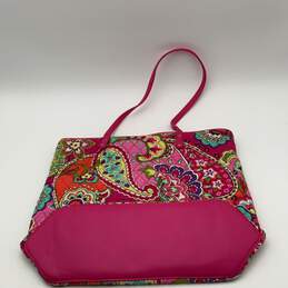 Vera Bradley Womens Multicolor Paisley Quilted Inner Pocket Tote Bag Purse alternative image