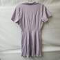 Madewell Kacie Lavender Plaid Mini Shirtdress Size 6 image number 2