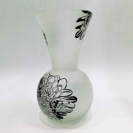 Lisa Jenks Large Art Frost Glass 16" Vase alternative image