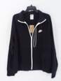 Nike Men's Full Zip Up Black Sweater Size XL image number 1