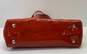 COACH F14413 Orange Patent Leather Signature Embossed Tote Bag image number 3
