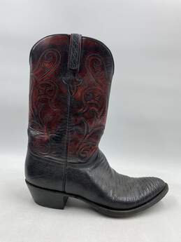 Authentic Lucchese Black Western Boot M 11D