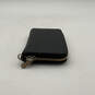 Womens Black Leather Card Holder Inner Divider Classic Zip Around Wallet image number 4