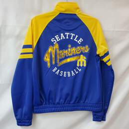 Seattle Mariners Baseball Cooperstown Collection Blue & Yellow Jacket Men's M alternative image