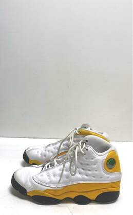 Jordan 13 Retro Del Sol (GS) White Yellow Athletic Shoes Women's Size 7.5