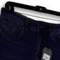 NWT Womens Blue Denim Medium Wash Stretch Pockets Bermuda Shorts Size 30 image number 3
