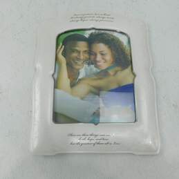 Lenox Opal Innocence Love Is Patient Large Picture Frame Wedding Shower Gift