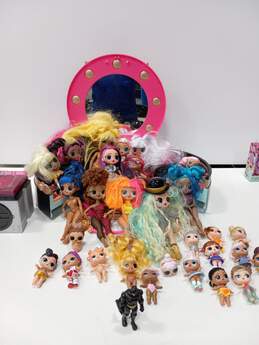 L.O.L. OMG Surprise Dolls w/Case & Accessories Lot