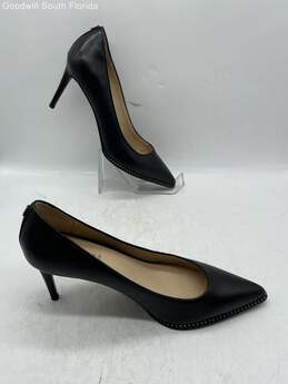 Coach Womens Black Leather Pointed Toe Slip-On High Pump Heel Shoes Size 9.5 B alternative image
