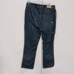 L.L. Bean Classic Fit Straight Leg Rinsed Blue Jeans Size 14 NWT alternative image
