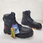 ROCKROOSTER Men's Knox Black 7in Steel Toe Leather Work Boots Size 11 NWT image number 1