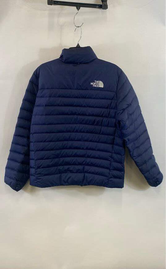 The North Face Men's Blue Puffer Jacket - Size Large image number 2