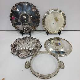 Bundle of Assorted Silver Plated Dishes alternative image