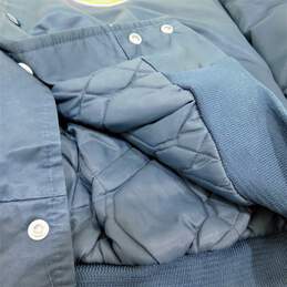 VTG 1980s Chalk Line Chicago Bears Satin Snap Button Jacket Men's Size L alternative image